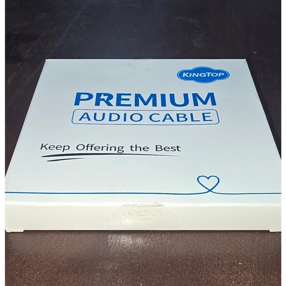 Kingtop Premium Optical Audio Cable 4.6ft 1.4m Digital Toslink‎ X002XGAMS5 New